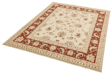Asiatic London Chobi Beige Rust Wool Cotton Persian Traditional Rug 130x190 cm