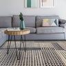 Asiatic London Aspect Grey Multi Hand-Tufted Basketweave Pattern Handmade Wool Abstract Textured Rug - Large 160x230 cm (5'3"x7'7")