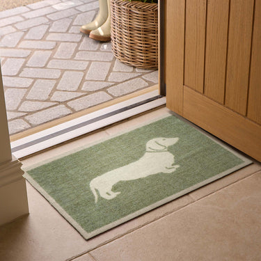 Emily Bond Peggy Sage Green Washable Non-Slip Indoor Rug and Runner - Small 50 x 75 cm (2'x2'5")
