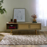 My Sculptured Patterened Pebble Mink Washable Non-Slip Polypropylene Rug - 100x150cm (3'3''x5')