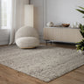 Adler Hand Woven Boucle Texture Rug in Silver - Medium 120x170 cm (4'x5'6")