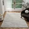 URCO Petra Rano Lines Grey Polypropylene Traditional Abstract Geometric Hallway Runner Rug - Medium 120x170 cm (4'x5'6")