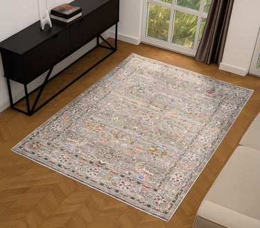 Soujorn Mesa Modern Traditional Vintage Floral Rug, Runner in Multi - Medium 120x170 cm (4'x5'6")