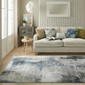 Consept Looms Lux LUX14 Machine Grey Washable Non-Slip Abstract Geometric Rug - Medium 120x180 cm (4'x6')