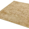Blade Plain Silky Hand Woven Viscose Shiny Rug in Soft Gold Extra Large 240 x 340 cm