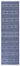 Halsey Indoor Outdoor Rug Hand Woven Geometric Flatweave Reversible Blue Rug Runner or Cushion - Runner 66x240 cm (2'5"x8')