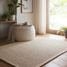 Origins Sisal Boucle Durable Classic Bordered Natural Beige Non-Slip Cotton Traditional Textured Rug - Medium 120x170 cm (4'x5'6")