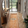 Cashmere 5570 Terracotta Oriental Traditional Floral Kilim Hallway Runner Rug - Runner 60x230cm (2'x7'7")