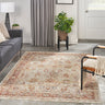 Sahar Elegance SHR02 Ivory Persian Traditional Vintage Floral Rug - Medium 119x180 cm (3'11"x5'11")