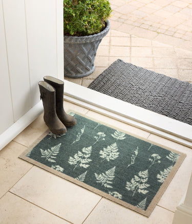 Emily Bond Tynesfield Grey Washable Non-Slip Indoor Rug and Runner - Small 50 x 75 cm (2'x2'5")