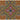 My Printed Coir Bright Tile Multi Non-Slip Doormat 45x75 cm