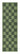Checkerboard Green Washable Non-Slip Indoor Rug and Runner