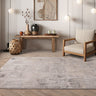 Seville Olite Short Pile Touch Silky Beige Natural Abstract Modern Soft Rug - Large 160x240 cm (5'3"x7'10")