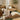 Nordic NRC18 Beige, Green & Burgundy Artistic Pattern Design Rug