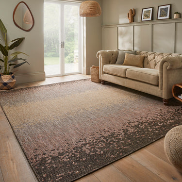 Sumac SUM103 Outdoor Indoor Flatweave Modern Abstract Rug in Multi Colours - Medium 120x170 cm (4'x5'6")
