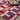 Sienna Weave Rug Modern Geometric Hand-Carved Soft 100% Wool Area Rug in Purple Ivory Rust Terracotta