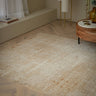 Asiatic London Heriz HE07 Patina Copper Brown Cream Vintage Abstract Textured Rug - Small 80x160 cm (2'6"x5'3")