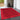 Ascot Modern Plain Hand Woven Wool Viscose Bordered Red Rug - Small 80x150 cm (2'6"x5')