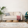 URCO Nova Loki Red Polypropylene Traditional Vintage Abstract Rug - Small 66x100 cm (2'5"x3'3")