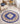 Origins Aubusson Shensi Traditional Wool Round, Hallway, Halfmoon Rug in Navy - Round 120x120 cm (4'x4')