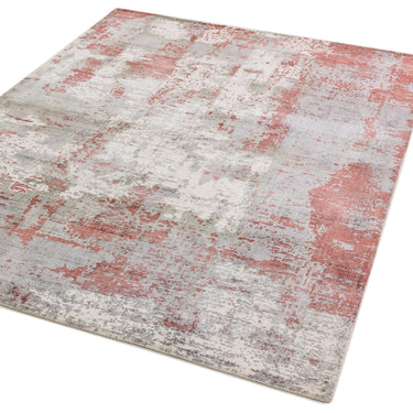 Gatsby Modern Abstract Shiny Viscose High Quality Hand Woven Red Rug - Medium 120x170 cm (4'x5'6")