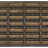 Coir Mud Dirt Scraper Eco-Friendly Latex Backing Natural Black Doormat 40x60 cm