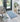 My Denim Blue Washable Non-Slip Polypropylene Shaggy Rug - X-Small 60x100 cm (2'x4')