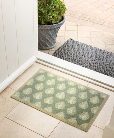 Emily Bond Jaipur Sage Green Washable Non-Slip Indoor Rug and Runner - Small 50 x 75 cm (2'x2'5")