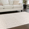 Asra Bohomian Hand Woven Wool Fringed Tribal Grey Rug - X-Large 200x290 cm (6'7"x9'6")
