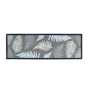 My Nylon Pattern Botanical Leaves Washable Non-Slip Bordered Doormat - Runner 50 x 150 cm (2'x5')