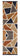 My Mat Studio Collection Mosaic Geometric Doomat Hallway Entryway Runner Rug in Blue Orange Multi 65 x 230 cm
