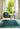 Ascot Modern Plain Hand Woven Wool Viscose Bordered Aqua Blue Rug