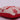 Christmas Let It Snow Cream Red Washable Cotton Soft Cushion 45x45 cm