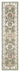 Alia Keyon Green Traditional Floral Bordered Rug