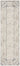 Glitz GLZ03 Frame Soft Silky Ivory Taupe Abstract Geometric Textured Bordered Rug - Runner 66x229 cm (2'2"x7'6")