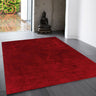 Asiatic London Milo Short Pile Silky Red Shaggy Traditional Modern Rug - Medium 120x170 cm (4'x5'6")