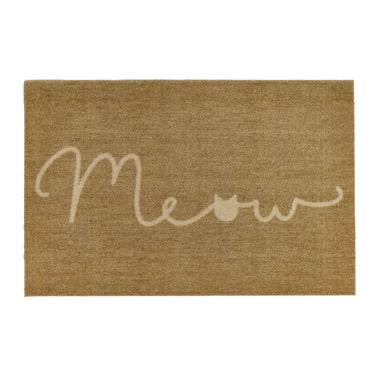Howler and Scratch Pet Patterned Meow Washable Non-Slip Doormat 50x75 cm