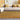 Ascot Modern Plain Hand Woven Wool Viscose Bordered Gold Yellow Rug - Small 80x150 cm (2'6"x5')