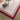 Origins Piper Framed Tufted Raspberry Cream Wool Bordered Modern Hallway Runner Rug