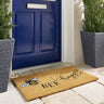 My Printed Coir Bee Happy Non-Slip Doormat 45x75 cm