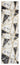 Bianco 185MA Modern Marbled Abstract Black Cream Rug & Hall Runner