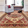 Asiatic London Windsor WIN10 Classic Rust Cream Polypropylene Persian Traditional Flatweave Hallway Runner Rug - X-Large 200x300 cm (6'7"x10')