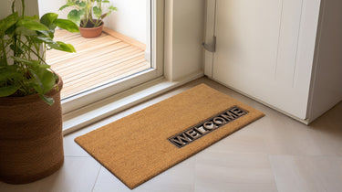 Asiatic London Welcome DO03 Coir Indoor Outdoor Non-Slip Doormat 45x75 cm