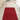 Origins My Red Washable Non-Slip Polypropylene Shaggy Rug - Runner 67x200 cm (2'2"x6'7")