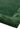 Ascot Modern Plain Hand Woven Wool Viscose Bordered Green Rug