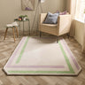 Origins Contour Hand-Carved Wool Gem Design Lavender & Green Rug - Medium 120 x 170 cm (4'x5'6")