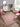 URCO Luxe Faux Fur Super Blush Pink Shaggy Textured Plain Rug - X-Small 60x100 cm (2'x4')