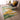 Washable Contemprary Abstract Sedona Green/Ochre Rug or Hallway Runner - Small 80x150 cm (2'6"x5')