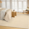 Pebble Soft Ivory Beige By Hand-Woven Wool Textured Flatweave Rug - 240 x 305 cm (8'x10')