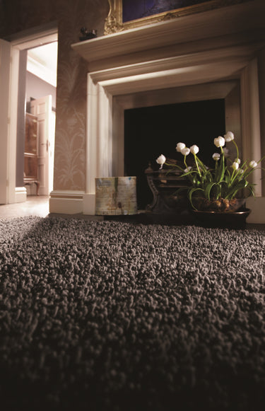 Imperial Luxury Shaggy Rug Guru Modern Hand Woven Wool Rug in Fossil - Medium 120x170 cm (4'x5'6")